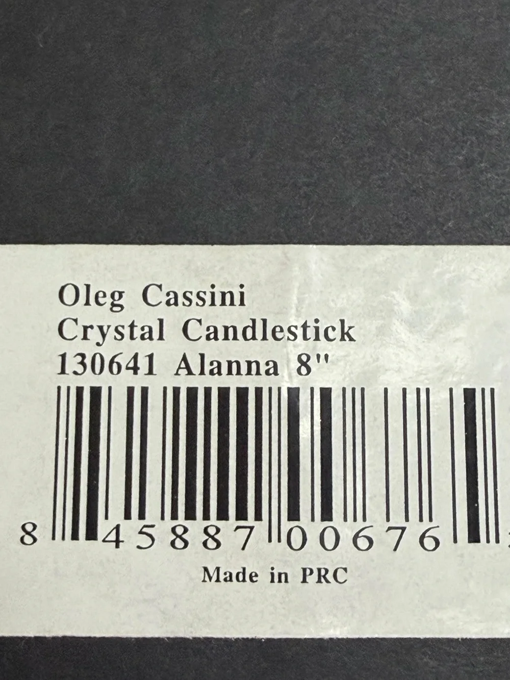 Oleg Cassini | Vintage Boxed Pair of Alanna 8